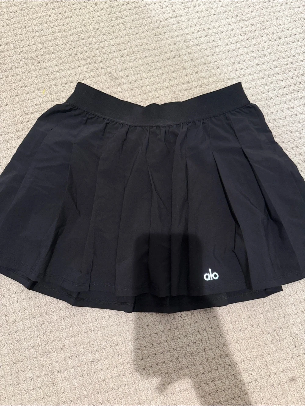 Alo Yoga Varsity Tennis Skirt Black XS-S